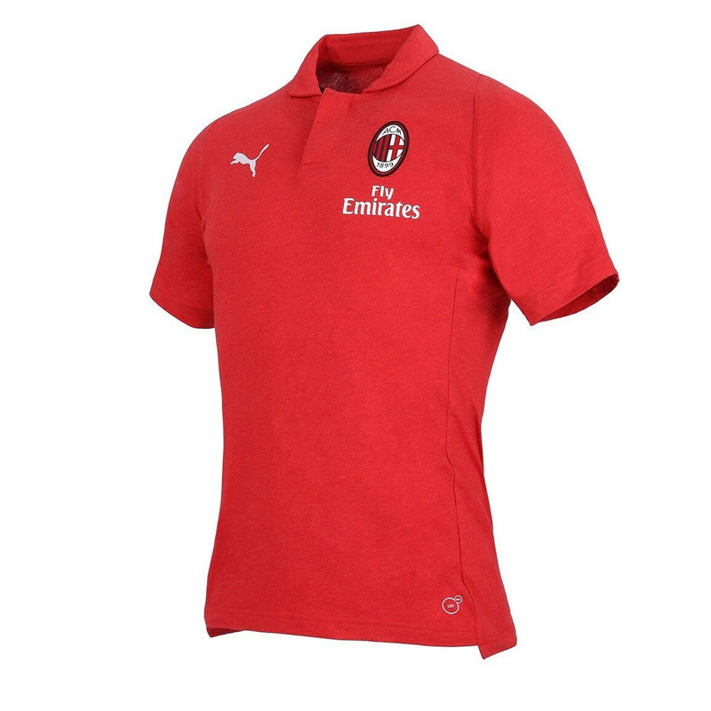 BAJU FOOTBALL PUMA AC Milan Casual Performance Polo